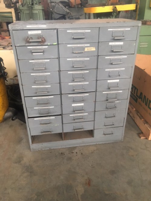 RR 421 28 Drawer Cabinet, a